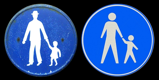 voetgangersborden nederland